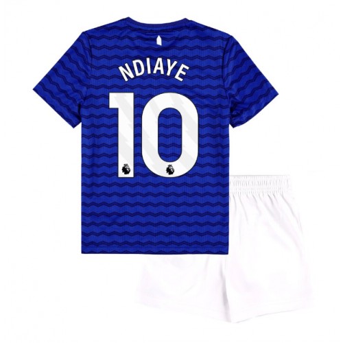 Fotbalové Dres Everton Iliman Ndiaye #10 Dětské Domácí 2025-26 Krátký Rukáv (+ trenýrky)